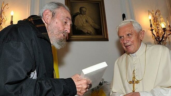 Fidel Castro y Benedicto XVI