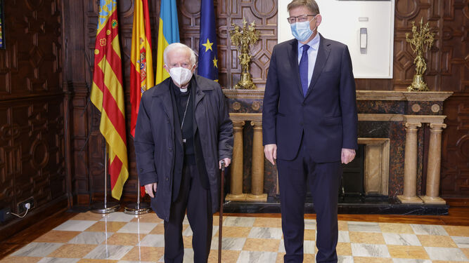 Ximo Puig, con Cañizares