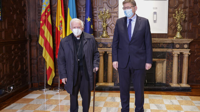 Ximo Puig, con Cañizares