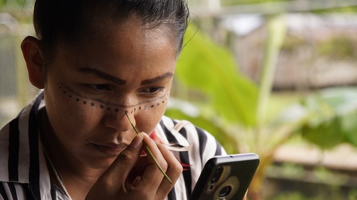 Joven indígena Alto Solimões