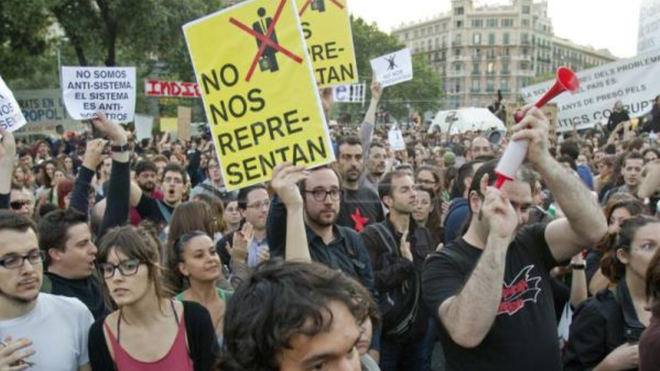 No nos representan