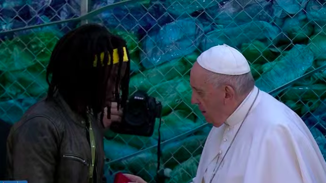 Daniel, con el Papa