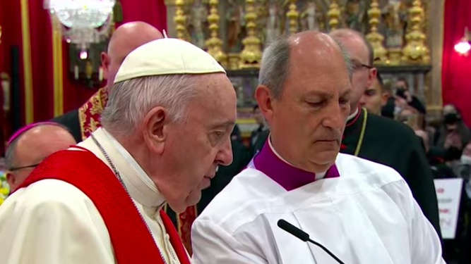 Oración del Papa en la basílica de San Pablo