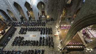 Funeral y entierro del obispo Francesc Pardo