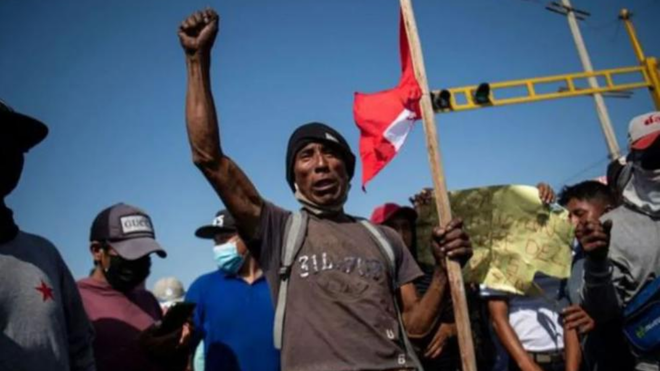 Protestas en Perú