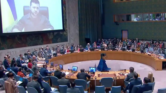 Zelenski en la ONU