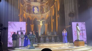 José Cobo, tras el Vía Crucis