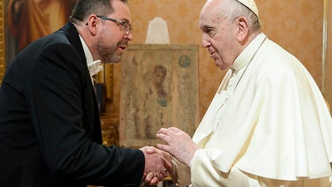 El Papa, con el nuevo embajador ucraniano