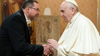 El Papa, con el nuevo embajador ucraniano