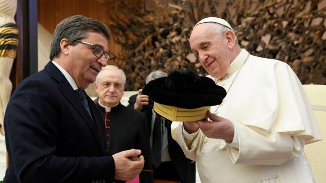 El Papa, a magistrados italianos: "La justicia acompaña la búsqueda de la paz"