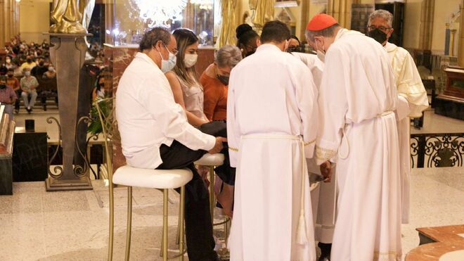 Maradiaga se despide como arzobispo de Tegucigalpa durante la Misa Crismal