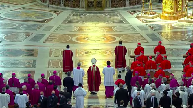 Procesión papal en Viernes Santo