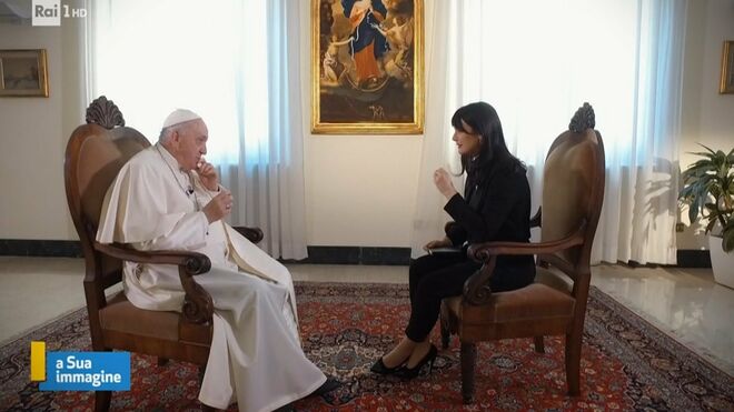 El Papa, entrevistado por Lorena Bianchetti
