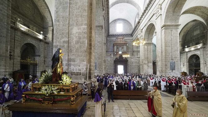 Blázquez y Argüello, en la catedral de Valladolid