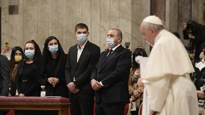El alcalde de Melitopol, invitado sorpresa del Papa en la Vigilia Pascual