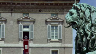 Francisco, en el Regina Coeli