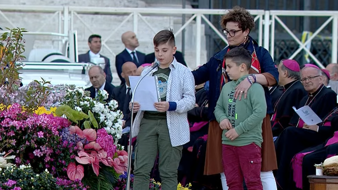 Matti, su madre y su hermano