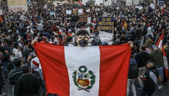 Protesta en Perú