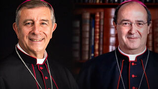 Monseñor Retana y monseñor Pulido