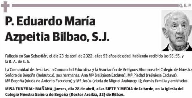 Eduardo María Azpeitia, sj