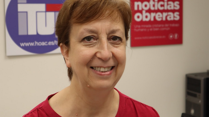 Mari Megina, presidenta de la HOAC