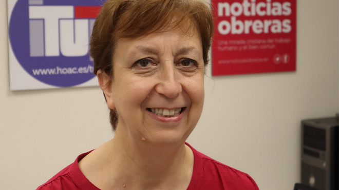 Maru Megina, presidenta de la HOAC