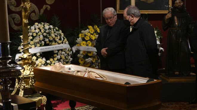 Asenjo y Saiz, junto al cardenal Amigo