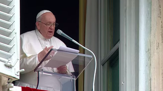 Francisco, en el Regina Coeli