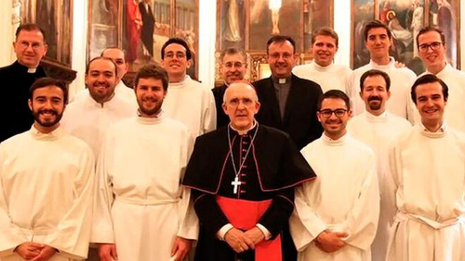 Cardenal Osoro y los seminaristas