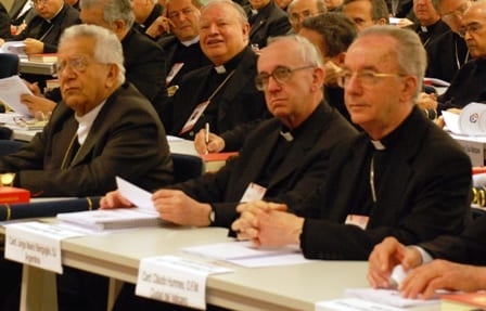 Cardenal Bergoglio en Aparecida