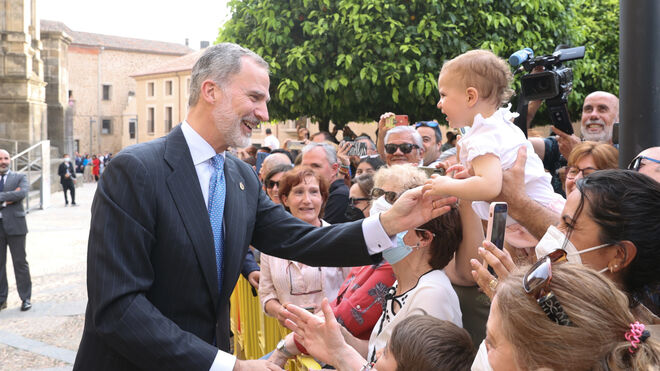 Felipe VI, en Plasencia