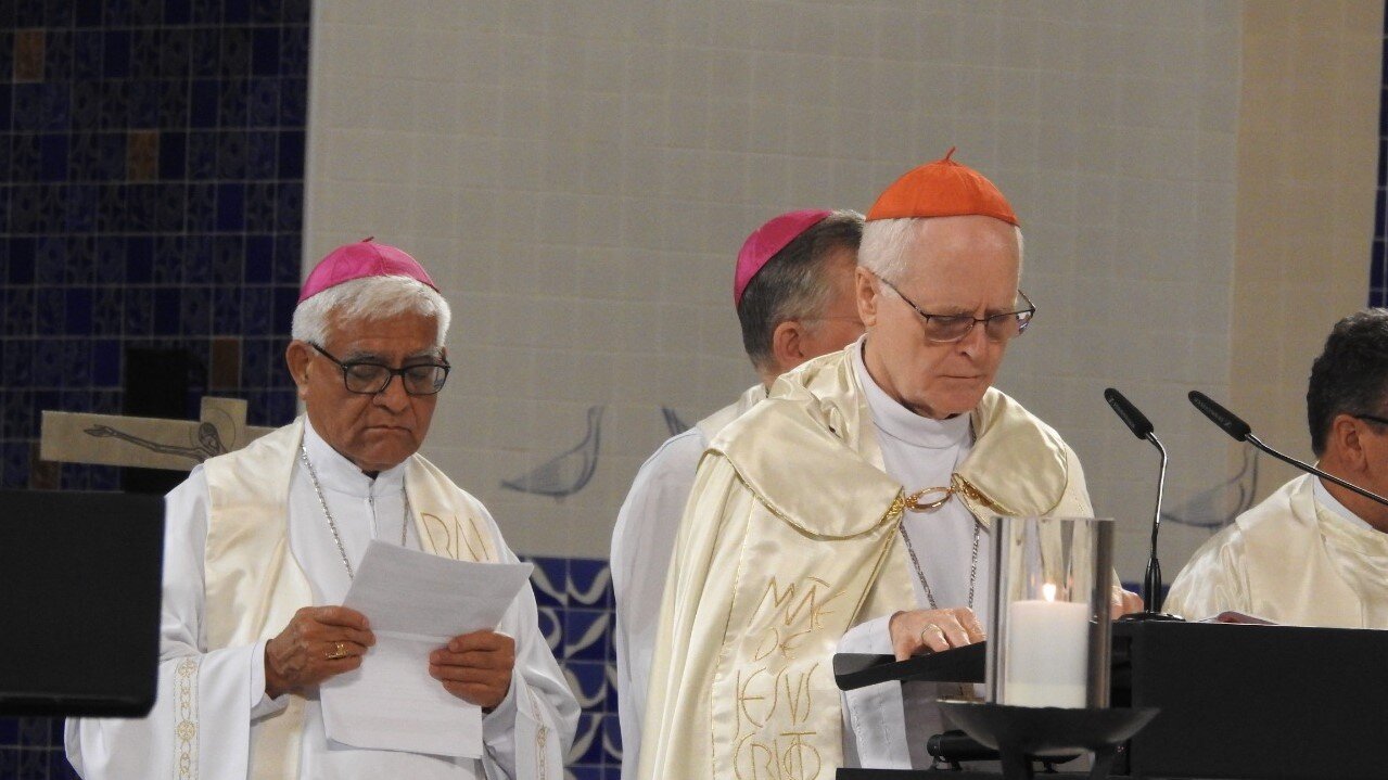 Cardenal Odilo Scherer en Aparecida