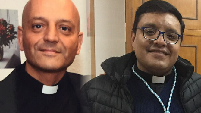 Vicari Mn. Juan Muñoz y Padre Edyl Villanueva. Adscrit (Prevere Estudiant)