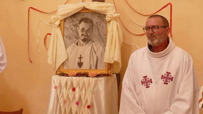 Jesús Cervera, custodiode la tumba de San Carlos de Foucauld