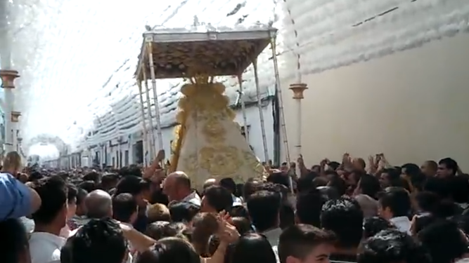 Salida Virgen del Rocío, esta mañana