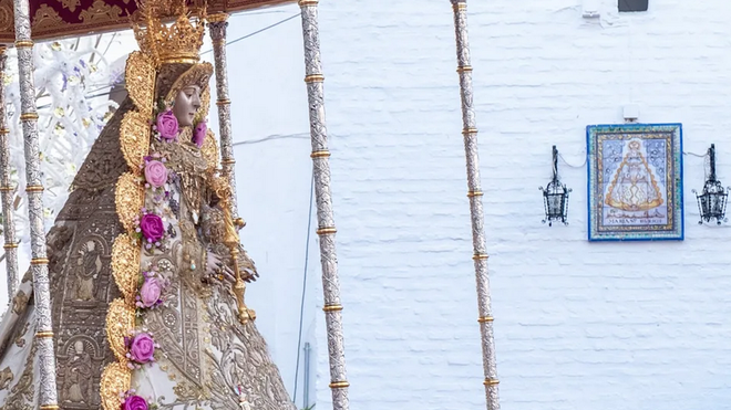 Termina la procesión de Virgen del Rocío