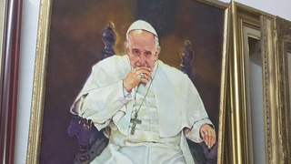 Un retrato para Francisco y una promesa cumplida