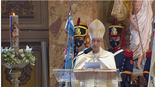 Cardenal Poli en el Te Deum 2022