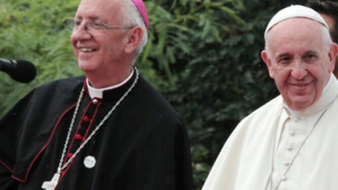 Francisco y monseñor Aranguren