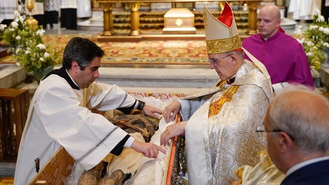 El cardenal Osoro durante la ceremonia