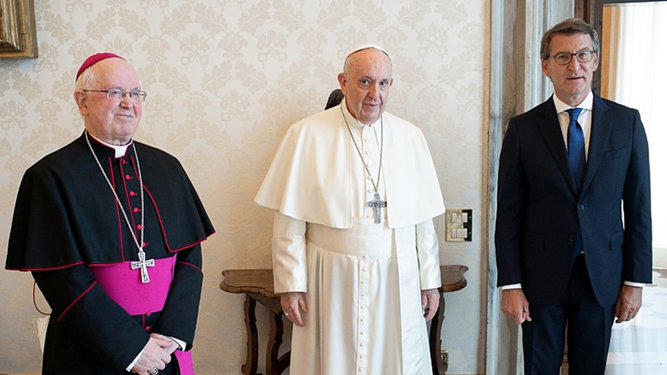 El Papa, Barrio y Feijóo