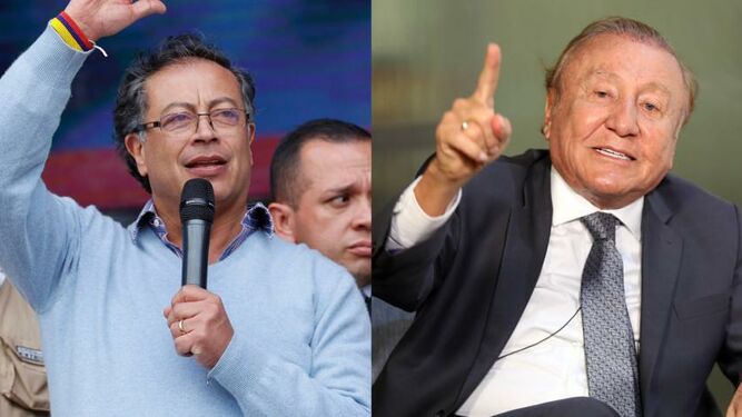 Gustavo Petro y Rodolfo Hernández