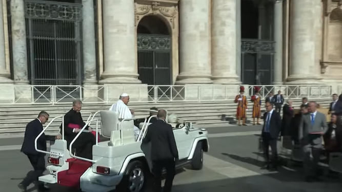 El Papa, en la audiencia