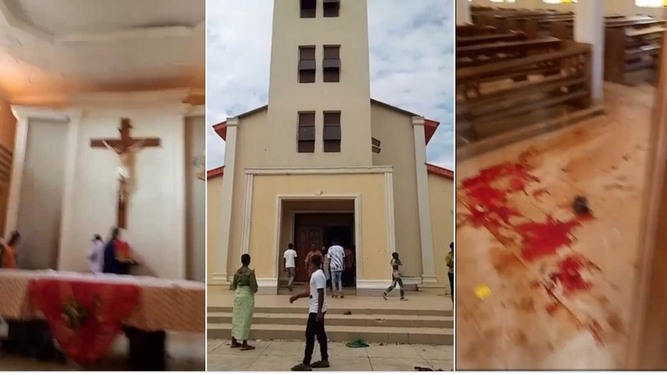 Una parroquia nigeriana atacada