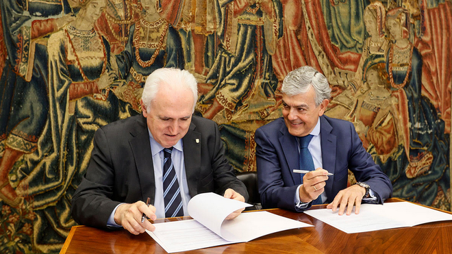 José María Guibert y Carlos Gorría