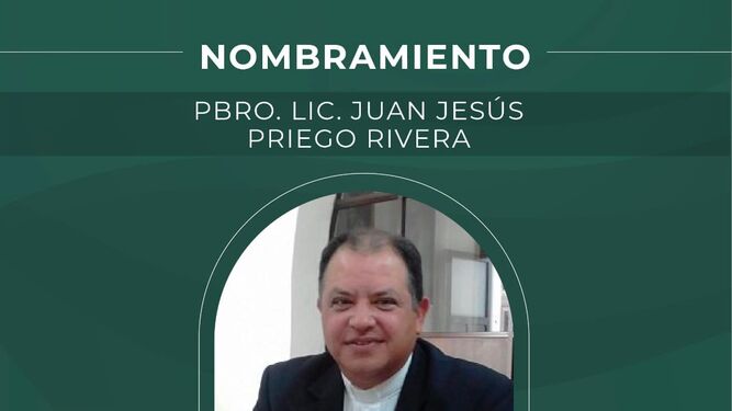 Juan Jesús Priego Rivera: nuevo Rector del Colegio Mexicano en Roma