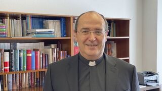 El obispo de Coria-Cáceres, Jesús Pulido