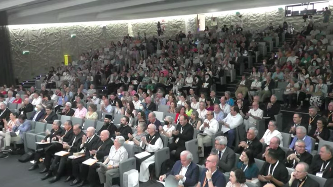 Participantes en la Asamblea Sinodal