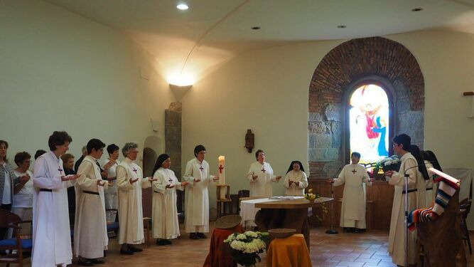 Celebración en el monasterio