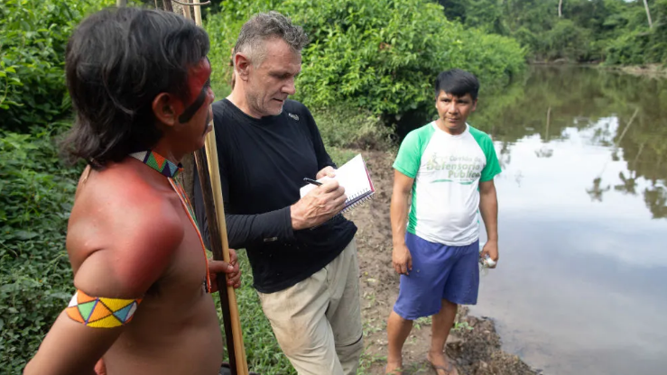 Dom Phillips en el Valle del Javari